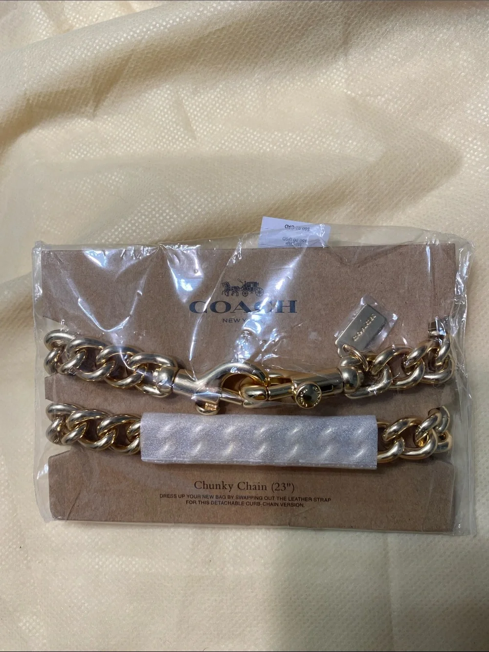 Coach Chunky Chain Strap